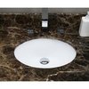 American Imaginations 16.5-in. x 13.25-in. Ceramic Bathroom Undermount Sink In White CSA AI-36052